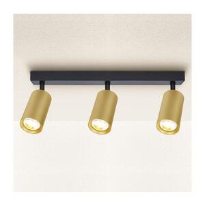BRILAGI - Bodové svítidlo SELE GOLDEN 3xGU10/30W/230V černá/zlatá WO-C5-OEM obraz