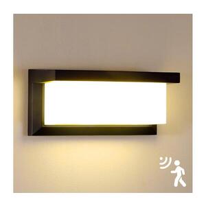 BRILAGI-LED Venkovní nástěnné svítidlo se senzorem BRICKY LED/12W/230V čern IP54 BRI076 obraz