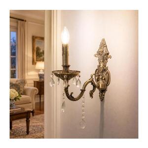 BRILAGI - Nástěnná lampa CLASSIC 1xE14/60W/230V mosaz BG71314 obraz
