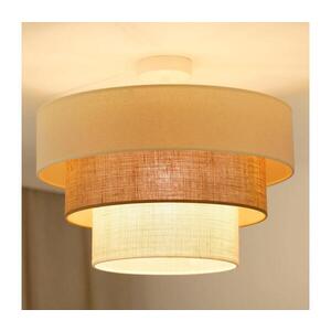 BRILAGI-Přisazený lustr DENVER LUNETA 1xE27/15W/230V pr. 45 béžová/hnědá/krémová 607995 obraz