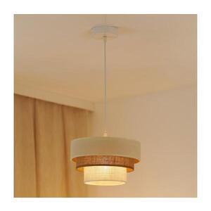 BRILAGI -Lustr na lanku DENVER LUNETA 1xE27/15W/230V pr. 25 béžová/hnědá/krémová 608039 obraz