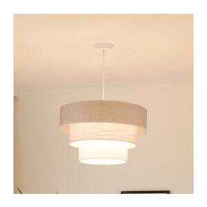 BRILAGI - Lustr na lanku ALASKA LUNETA 1xE27/15W/230V pr. 45 cm šedá/krémová 608060 obraz
