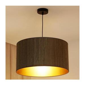 BRILAGI - Lustr na lanku BOSTON ROLLER 1xE27/15W/230V pr. 45 cm hnědá/zlatá 609104 obraz