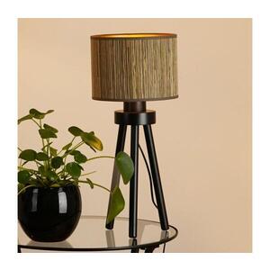 BRILAGI - Stolní lampa BOSTON ROLLER 1xE27/15W/230V hnědá/zlatá 609135 obraz