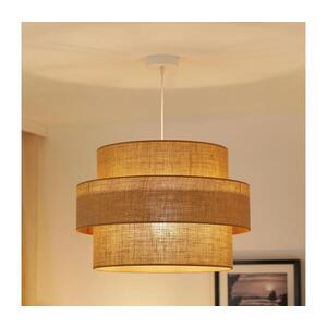 BRILAGI - Lustr na lanku SPACE YUTE 1xE27/15W/230V pr. 50 cm béžová/bílá 609210 obraz