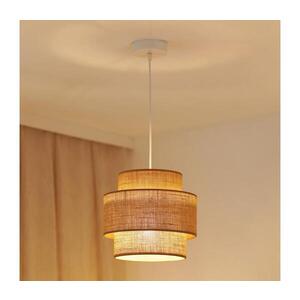 BRILAGI - Lustr na lanku SPACE YUTE 1xE27/15W/230V pr. 25 cm béžová/bílá 609234 obraz