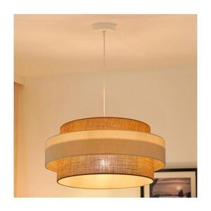 BRILAGI - Lustr na lanku SPACE LIGHT 1xE27/15W/230V pr. 50 cm béžová/krémová 609784 obraz