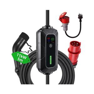 BRILAGI-Nabíjecí stanice EV pro elektromobily 16A/380V+zástrčka 230V, 5m+pouzdro BRI104 obraz