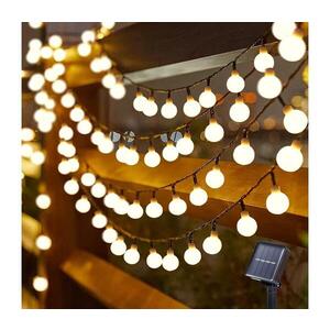 BRILAGI - LED Solární dekorační řetěz BUBBLE 50xLED/8 funkcí 7m IP65 teplá bílá BRI115 obraz