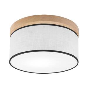 BRILAGI - LED Stropní svítidlo BELLADONNA 1xE27/15W/230V pr. 30 cm bílá/dub 8590828609889 obraz