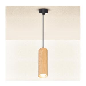 BRILAGI - Lustr na lanku SELE 1xGU10/30W/230V černá/dekor dubu WO-P5-OEM obraz