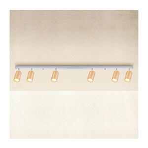BRILAGI - Bodové svítidlo SELE 6xGU10/30W/230V bílá/dekor dubu WO-Z5-B-OEM obraz