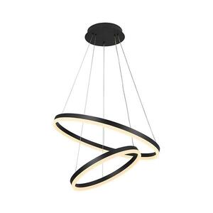 BRILAGI - LED Stmívatelný lustr na lanku CIRCLE LED/70W/230V 3000-6500K černá+DO BG-J4310/B obraz