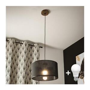 BRILAGI - LED Lustr na lanku ANTHONY 1xE27/60W/230V dub ořech/černá 8590828610397 obraz