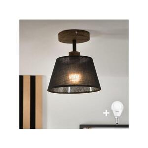 BRILAGI - LED Přisazený lustr ANTHONY 1xE14/60W/230V dub ořech/černá 8590828610557 obraz