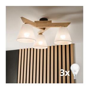 BRILAGI - LED Přisazený lustr ANTHONY 3xE14/40W/230V dub/bílá 8590828610601 obraz