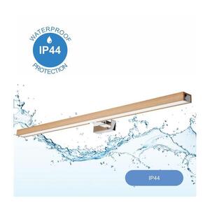 BRILAGI-LED Koupelnové osvětlení zrcadla WOODY MIRROR LED/15W/230V IP44 dub/chro 8590828610144 obraz
