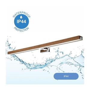 BRILAGI-LED Koupelnové osvětlení zrcadla WOODY MIRROR LED/15W/230V IP44 dub/chro 8590828610168 obraz