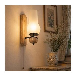 BRILAGI - LED Nástěnné svítidlo COTTAGE 1xE14/40W/230V dub/bílá BG1504+BG2270 obraz