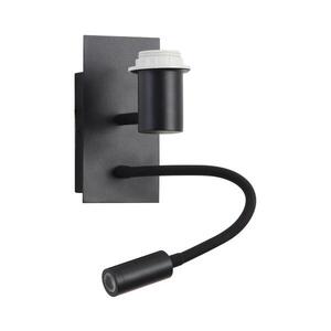 BRILAGI - LED Flexibilní nástěnná lampa NUBILA 1xE27/25W/230V + LED/3W černá BRI125 obraz