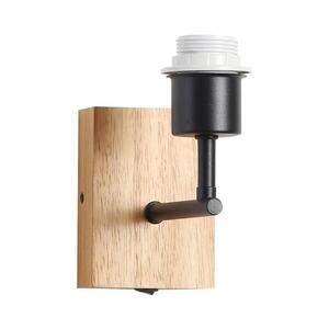 BRILAGI - Nástěnná lampa NUBILA WOOD 1xE27/25W/230V dub/černá BRI128 obraz