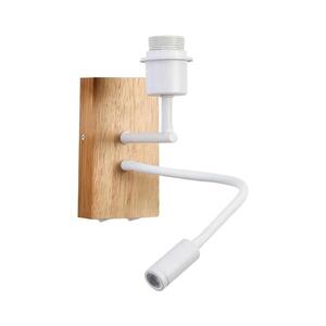 BRILAGI - LED Nástěnná lampa NUBILA WOOD 1xE27/25W/230V + LED/3W dub/bílá BRI132 obraz