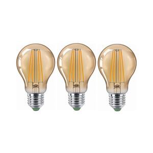 SADA 3x LED Žárovka CLASIC AMBER A60 E27/9W/230V 2200K - BRILAGI ZD-3A6009-22 obraz
