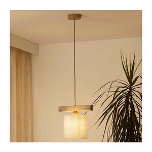 BRILAGI - Lustr na lanku FOREST 1xE27/15W/230V borovice/hnědá/krémová 5903240292295 obraz