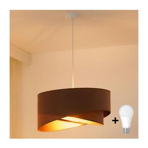 BRILAGI - LED Lustr na lanku LYRA 1xE27/15W/230V hnědá/zlatá 8590828007388 obraz