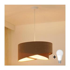 BRILAGI - LED Lustr na lanku LYRA 1xE27/15W/230V hnědá/bílá 8590828007494 obraz