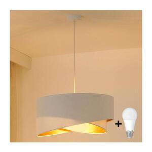 BRILAGI - LED Lustr na lanku LYRA 1xE27/15W/230V bílá/zlatá 8590828007500 obraz