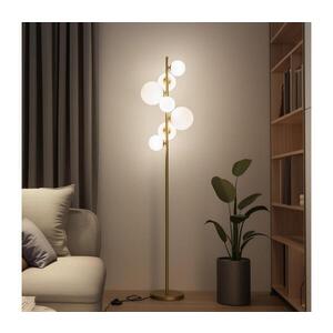 BRILAGI - LED Stojací lampa MILLA 7xG9/3W/230V zlatá/bílá 3010-7GW obraz