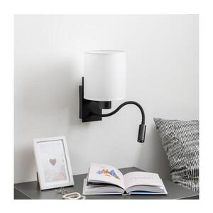 BRILAGI - LED Nástěnná lampa NUBILA 1xE27/25W/230V + LED/3W černá/bílá BG1558+BG1586 obraz