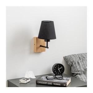 BRILAGI - Nástěnná lampa NUBILA WOOD 1xE27/25W/230V dub/černá BG1561+BG1568 obraz