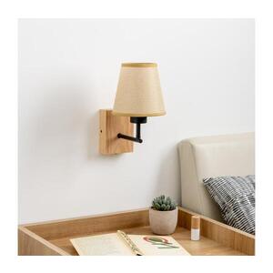 BRILAGI - Nástěnná lampa NUBILA WOOD 1xE27/25W/230V dub/světle hnědá BG1561+BG1571 obraz