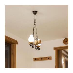 BRILAGI - Lustr na řetězu RUSTIC 2xE14/40W/230V buk EX-01030 obraz