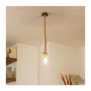 BRILAGI - Lustr na lanku KOS 1xE27/60W/230V buk EX-01050 obraz