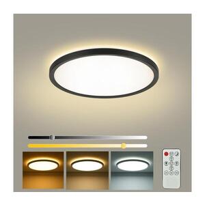 BRILAGI - LED Stmívatelné svítidlo ULTRA SLIM LED/18W/230V pr. 30 cm černá + DO BRI221 obraz