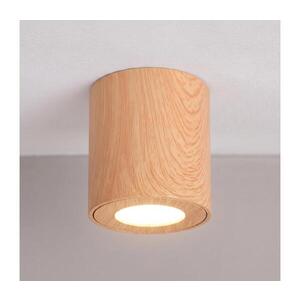 BRILAGI -Koupelnové bodové svítidlo MIA 1xGU10/30W/230V 84x80 mm dekor dubu IP44 WD300-WOOD-IP44-OEM obraz