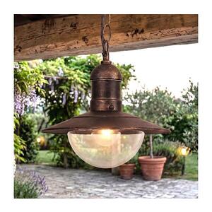 BRILAGI - Venkovní závěsné svítidlo MOLDE 1xE27/60W IP44 bronzová/patina 63027 obraz