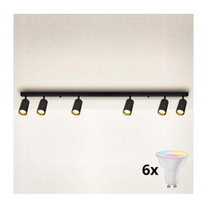 BRILAGI - LED Stmívatelné bodové svítidlo SELE 6xGU10/6, 5W/230V černá/zlatá BG0633+AI2320 obraz