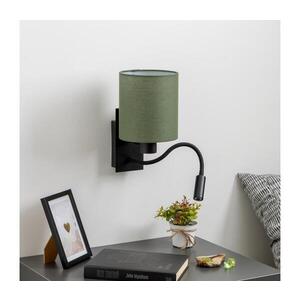 BRILAGI - LED Nástěnná lampa NUBILA 1xE27/25W/230V + LED/3W černá/zelená BG1558+BG1576 obraz