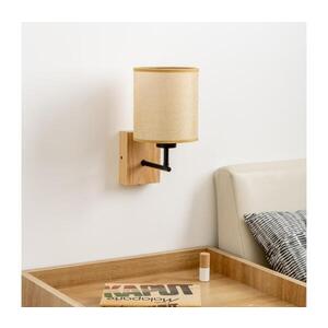 BRILAGI - Nástěnná lampa NUBILA WOOD 1xE27/25W/230V dub/světle hnědá BG1561+BG1584 obraz