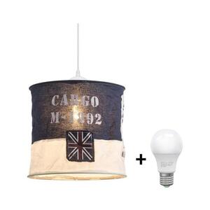 Globo LED Lustr na lanku 1xE27/10W/230V GL4333 + TK8612A + BG0208 obraz