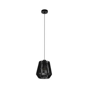 Eglo 44105 - Lustr na lanku PERSLEY 1xE27/60W/230V černá 44105 obraz