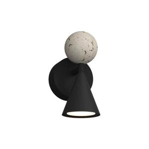 MAXLIGHT W0445 - LED Nástěnná lampa BINGO LED/8W/230V CRI 92 černá/béžová W0445 obraz
