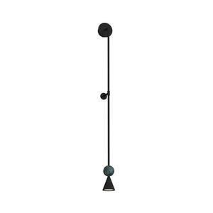 MAXLIGHT W0446 - LED Nástěnná lampa BINGO LED/8W/230V CRI 92 černá/zelená W0446 obraz