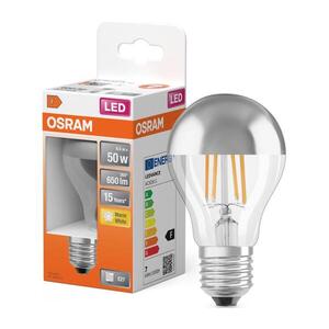 LED Žárovka se zrcadlovým vrchlíkem FILAMENT E27/6, 5W/230V 2700K stříbrná- Osram 4058075427860 obraz