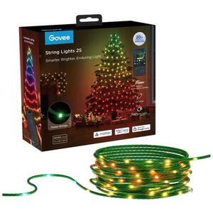Govee - LED RGBICW Venkovní vánoční řetěz 2700-6500K 20m Wi-Fi Matter IP65 H80C4C44 obraz