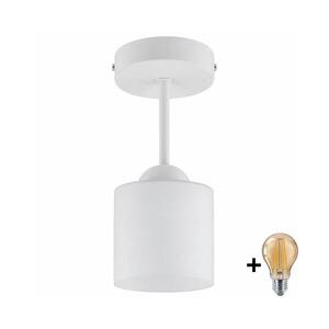 BRILAGI - LED Přisazený lustr RETRO GLASS 1xE27/60W/230V pr. 10 cm bílá BG3992+NSTK7006 obraz